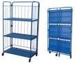 Foldable/Nestable Roller Containers (Blue)